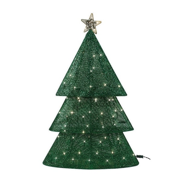 Sylvania V5436171 Christmas LED Yard Tree Art, Mesh, Green